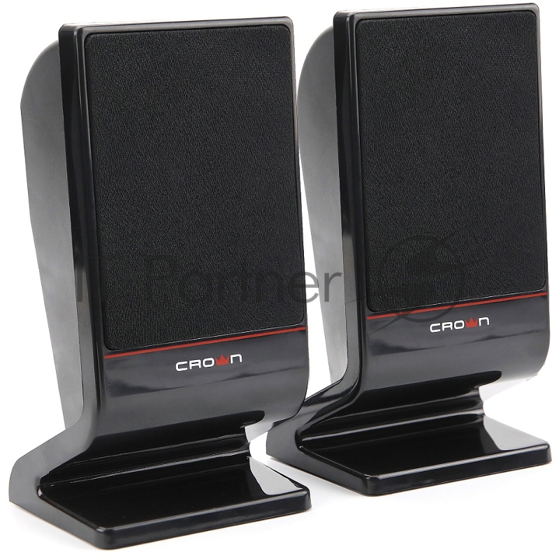Колонки CROWN CMS-601 (USB, 6W управление громкостью, разъём для наушников, кнопка включения, Длина кабеля между колонками 1мДлина аудио-кабеля и питания 2м.)