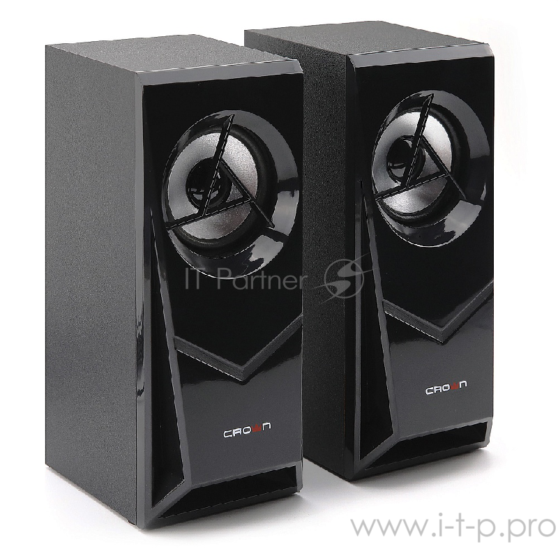 Колонки CROWN CMS-603 (МДФ, USB, 6W управление громкостью, разъём для наушников, кнопка включения, Длина кабеля между колонками 1мДлина аудио-кабеля и питания 2м.)