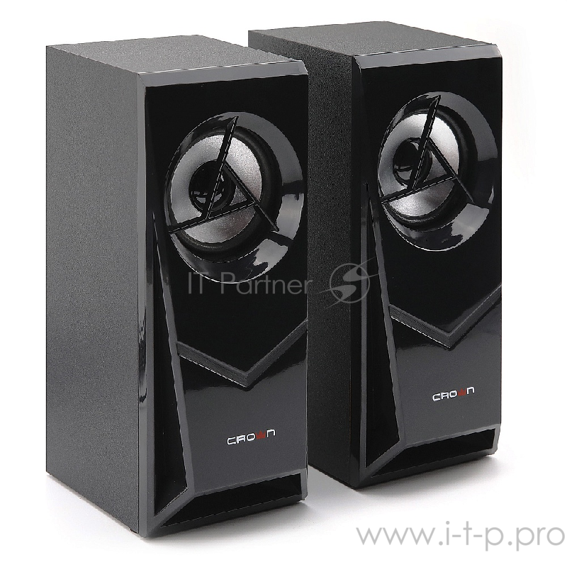 Колонки CROWN CMS-603 (МДФ, USB, 6W управление громкостью, разъём для наушников, кнопка включения, Длина кабеля между колонками 1мДлина аудио-кабеля и питания 2м.)