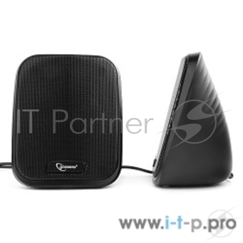 Колонки Акустич. система 2.0 Gembird SPK-100, черный, 6 Вт, рег. громкости, USB-питание