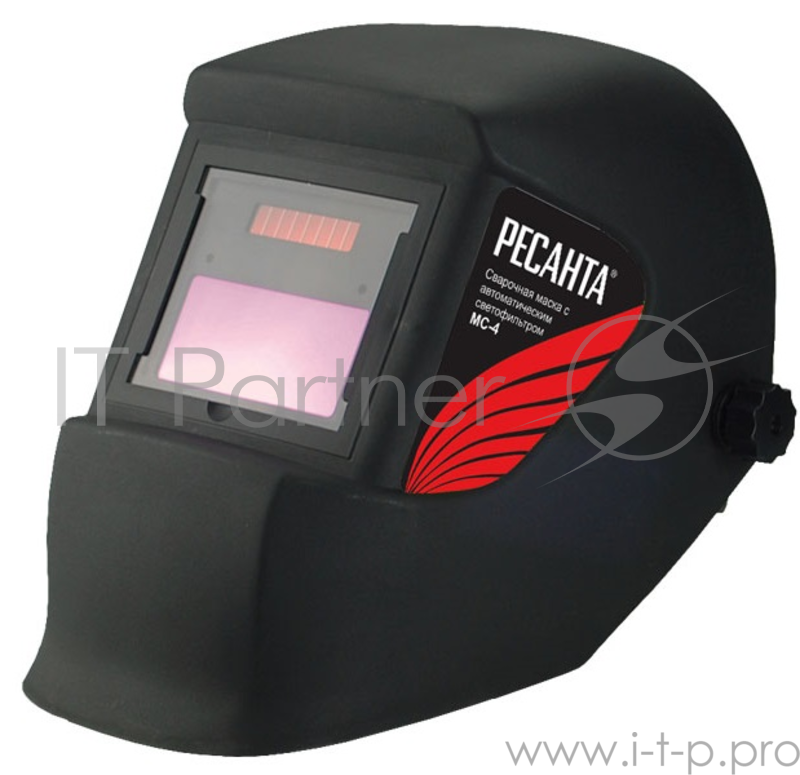 Защитные очки, Маски для сварки, Защитные щитки Ресанта МС-4 65/34 Сварочная маска Черная {питание - Батарея солнечная и литиевая} 4606059018780