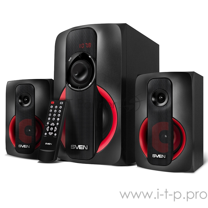 Колонки SVEN MS-304 черный {~ 230 В, 50 Гц, сабвуфер: 159х 272 х 245, вес 3,3}