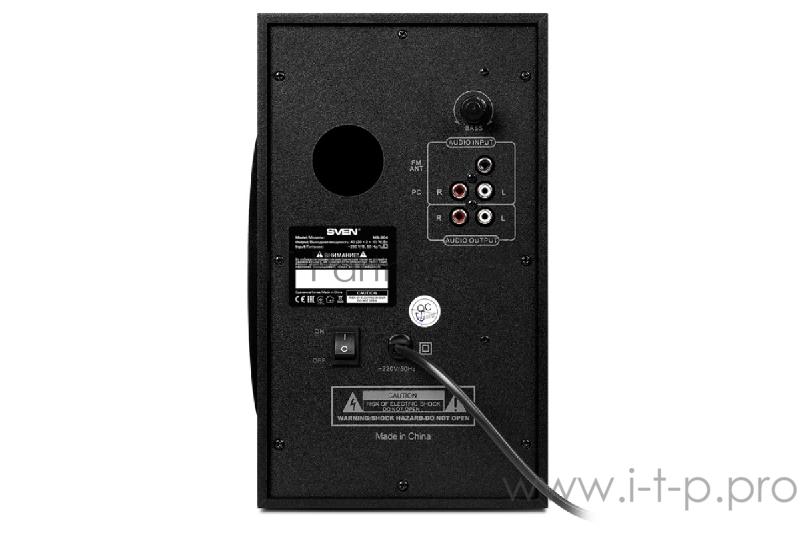 Колонки SVEN MS-304 черный {~ 230 В, 50 Гц, сабвуфер: 159х 272 х 245, вес 3,3}