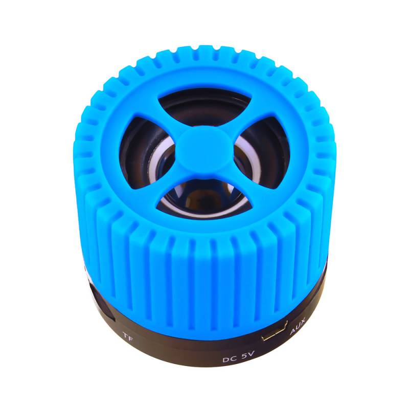 Колонки Ginzzu Ginzzu GM-988C, BT-Колонка 3W/TFcard/AUX/FM, голубой