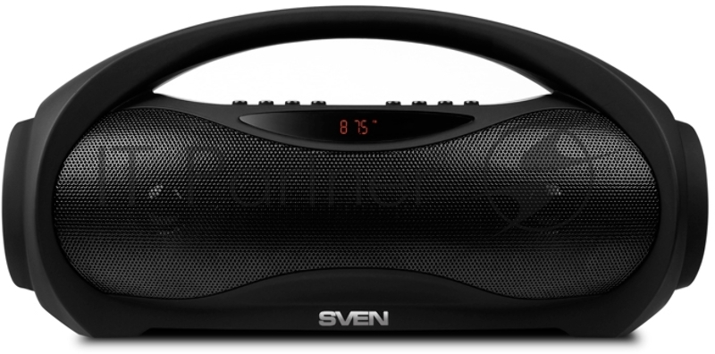 Колонки SVEN PS-420, черный (12 Вт, Bluetooth, FM, USB, microSD, LED-дисплей, 1800мА*ч)