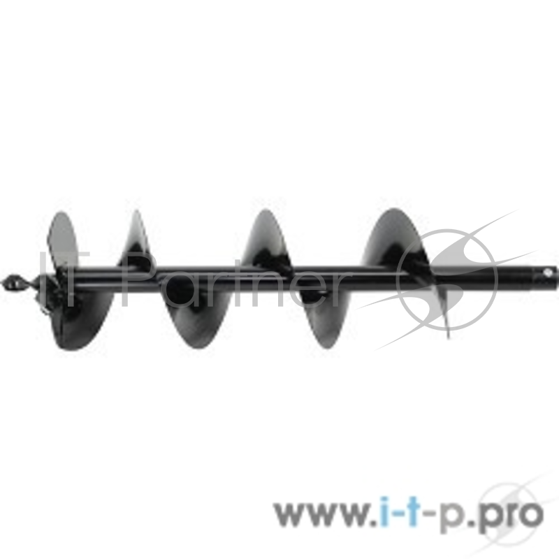 Шнеки мотобуров Шнек однозаходный для грунта DDE мотобура (однозаходный, ф = 200 мм, L = 800 мм) в компл.с ножами, черный