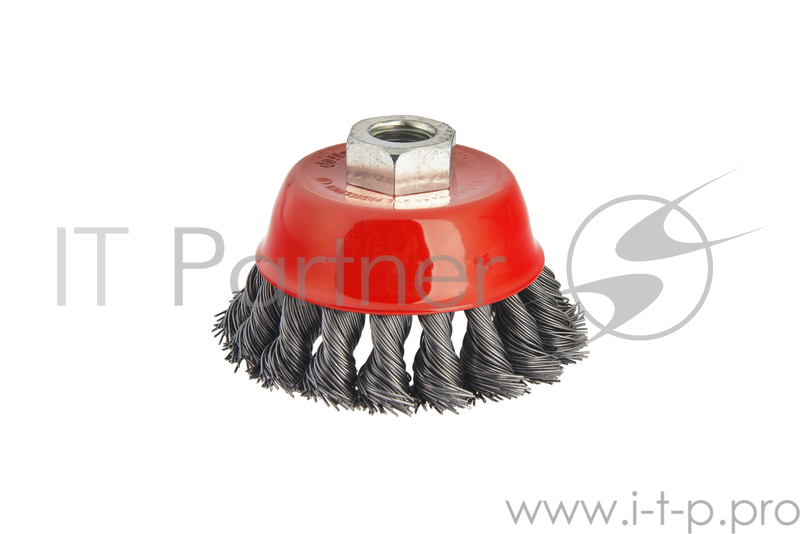 Кордщетка Hammerflex 207-104 65мм M14 чашеобразная витая жесткая для УШМ