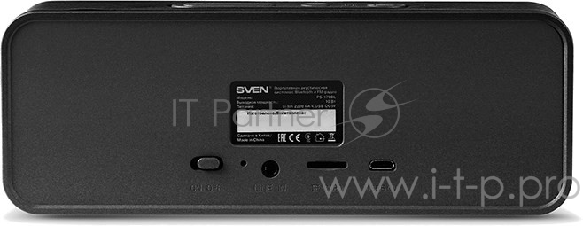 Колонки SVEN PS-170BL черный {Bluetooth, АС: 100 – 22 000, Радиус действия, м - 10}
