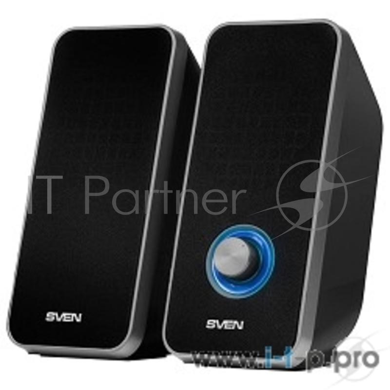 Колонки SVEN 325, черный {6 (2 ? 3) Вт, Частотный диапазон, Гц - 80 – 20 000}