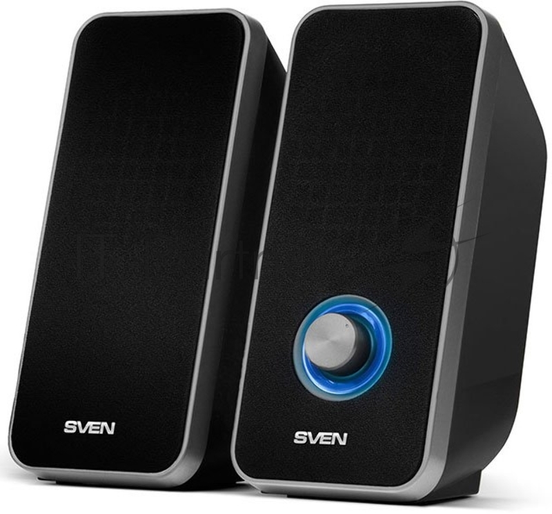 Колонки SVEN 325, черный {6 (2 ? 3) Вт, Частотный диапазон, Гц - 80 – 20 000}