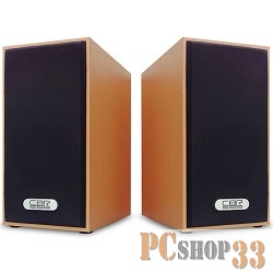 Колонки CBR CMS 635 Wooden, 3.0 W*2, USB