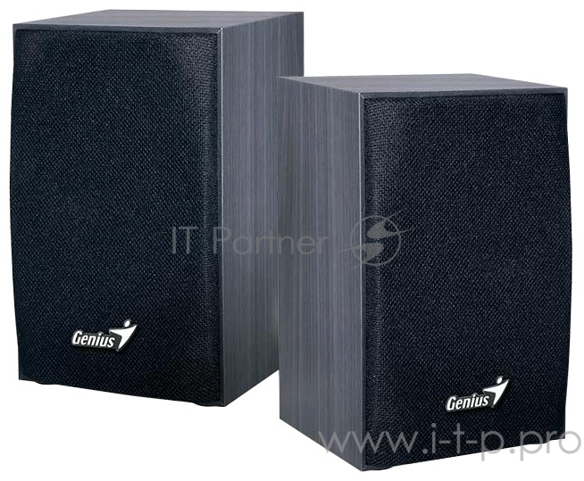 Колонки GENIUS SP-HF160 Black wooden {USB power Total -4 W 1.2M power cable}