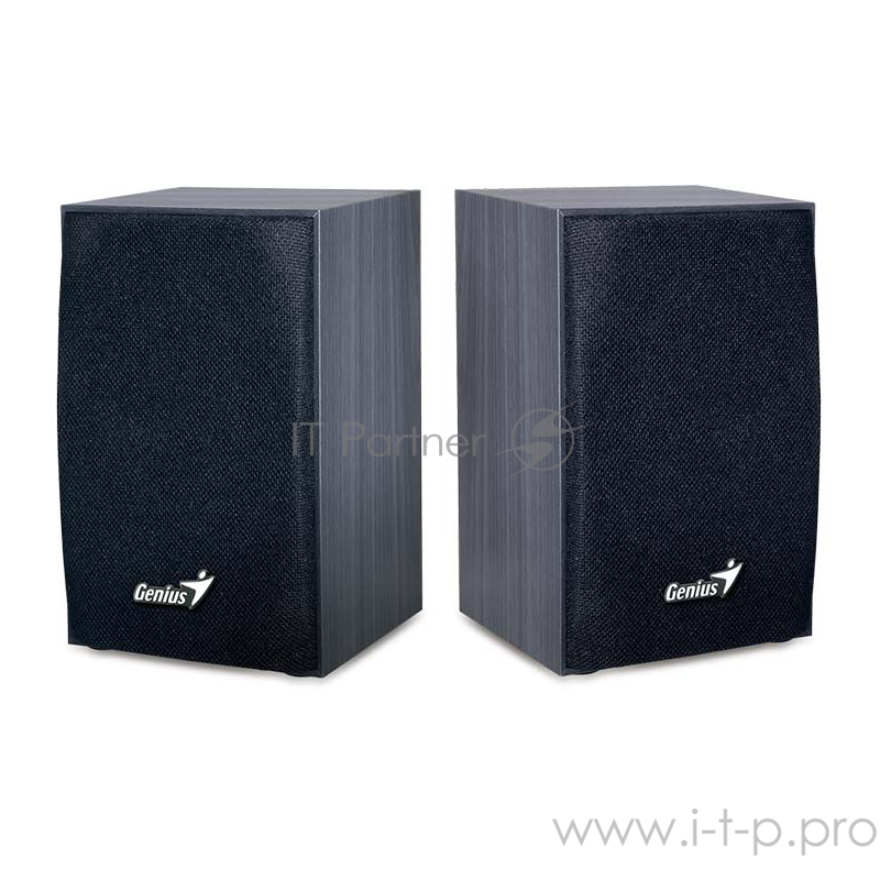 Колонки GENIUS SP-HF160 Black wooden {USB power Total -4 W 1.2M power cable}