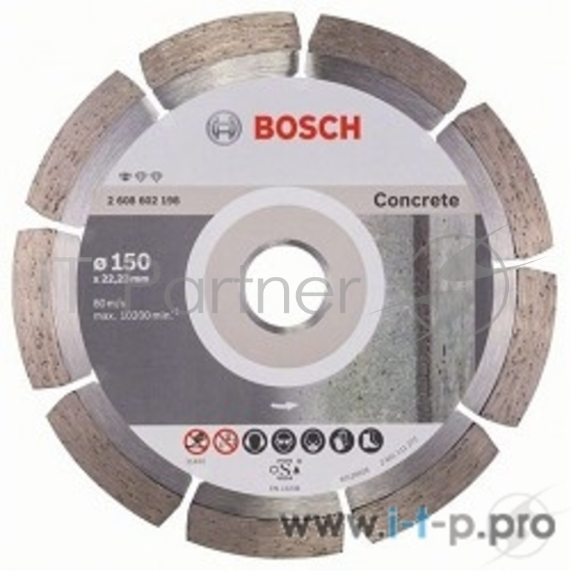 Алмазный диск BOSCH 2608602198 Stf Concrete 150-22,23