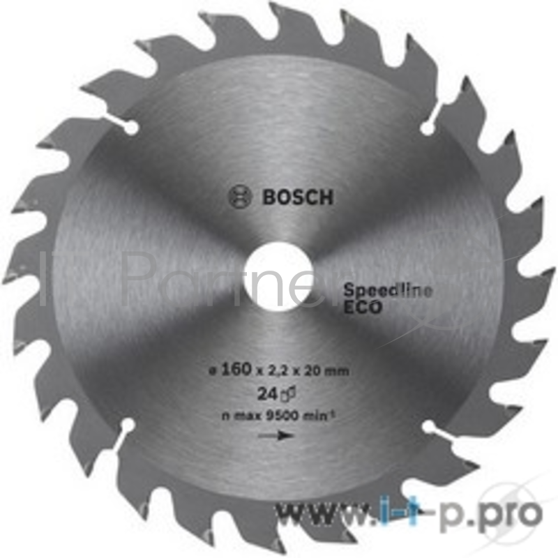 Пильный диск BOSCH 2608644373 ECO WO 160x20/16-24T