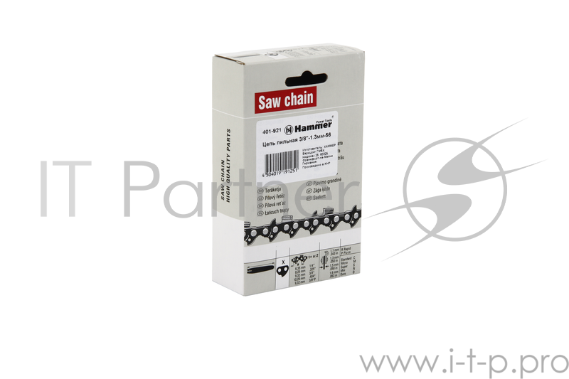 Цепь пильная Hammer Flex 401-921 3/8''-1,3мм-56