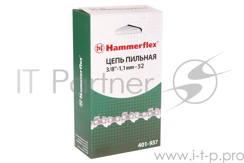 Цепь пильная Hammer Flex 401-937 3/8''-1.1мм-52