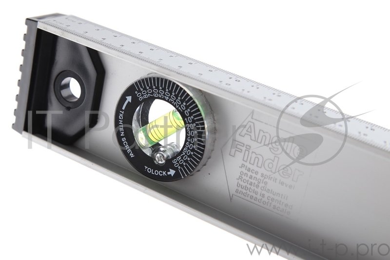 Уровень SANTOOL 050241-080 800мм алюминиевый ''Рельс'' 2 глазка+1 поворотный