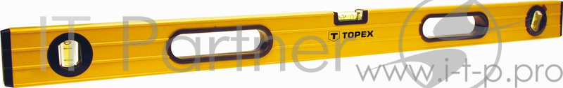 Уровень TOPEX 29C604 алюминиевый тип 600 100см 3глазка