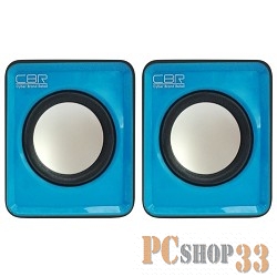 Колонки CBR CMS 90, Blue, динамики 4,5 см., USB