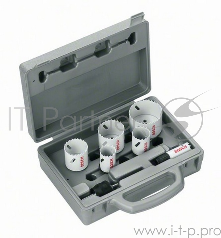 Набор коронок BOSCH Progressor 6шт. 22-64мм, биметаллические (2.608.584.666) 6шт. 22-64мм +переходн