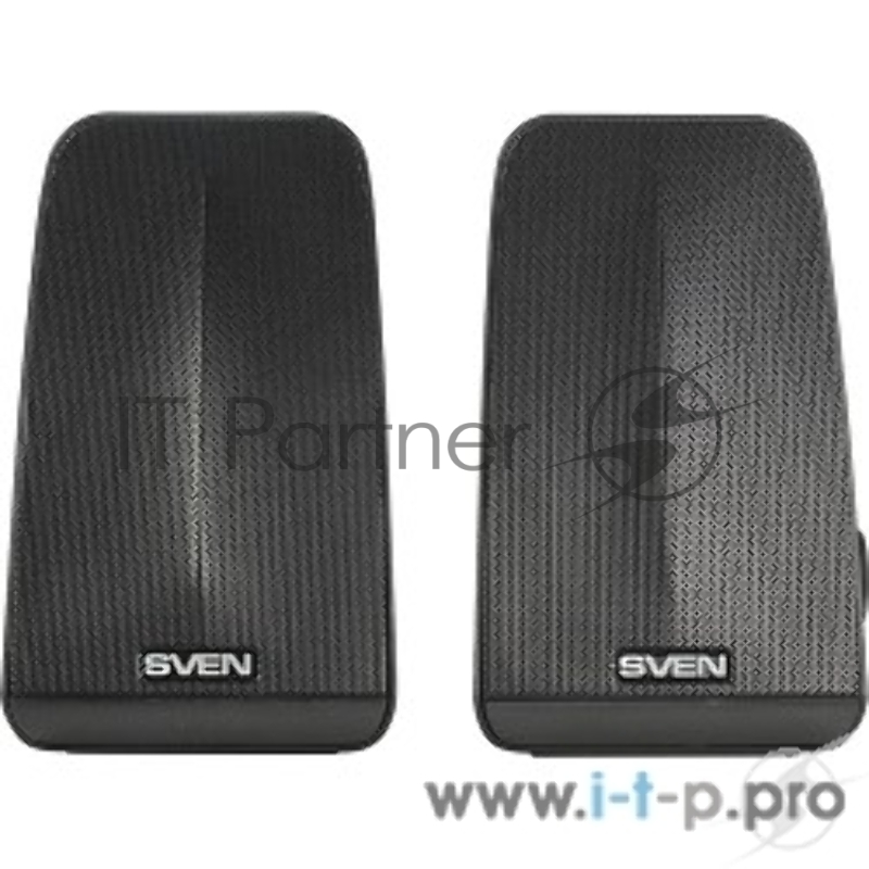 Колонки SVEN 380, чёрный (6 Вт, питание USB, пассивный излучатель)