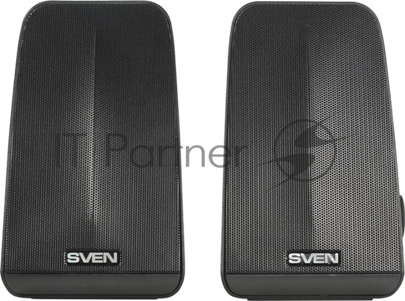 Колонки SVEN 380, чёрный (6 Вт, питание USB, пассивный излучатель)