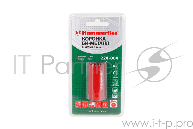 Коронка Hammer Flex 224-004 Bi METALL 25 мм
