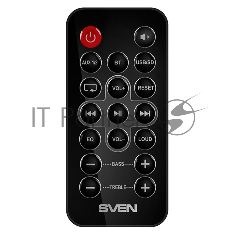 Колонки SVEN SPS-721 чёрный {акустическая система 2.0, мощность 2x25 Вт (RMS), USD/SD, пульт ДУ, Bluetooth}