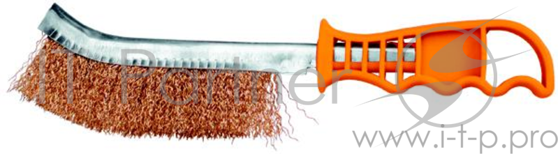 Кордщетка ручная SPARTA 748505 металлическая с пластмассовой ручкой