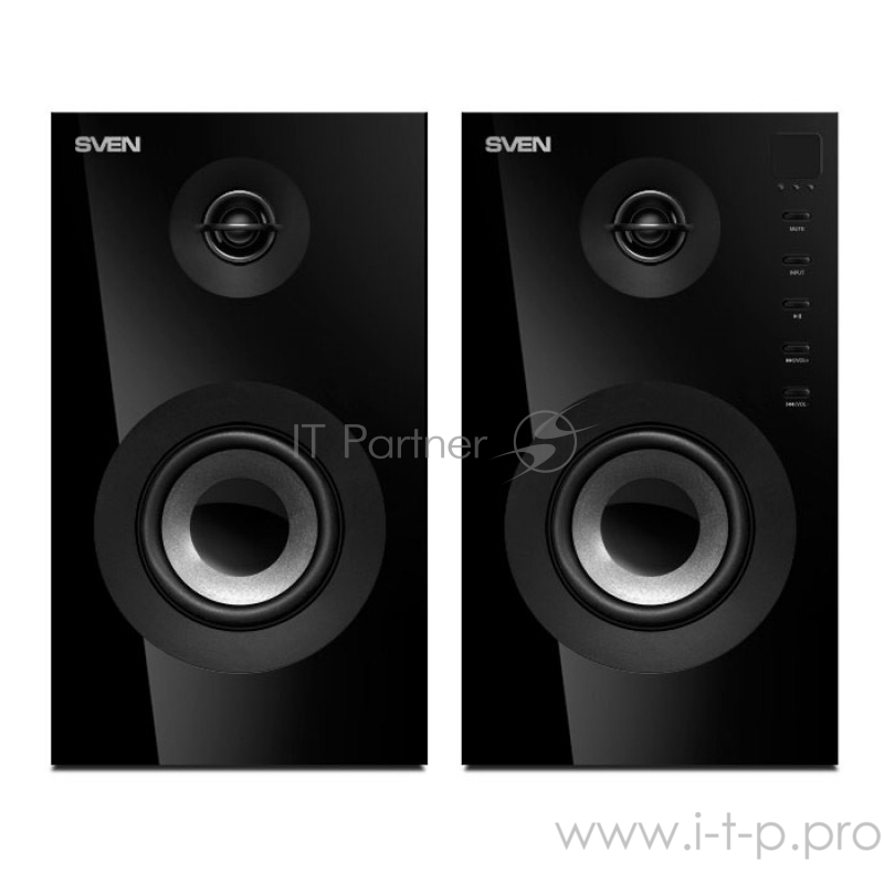 Колонки SVEN SPS-615 черный {220 В, 50 Гц, Bluetooth, дерево (MDF), 2,85кг}