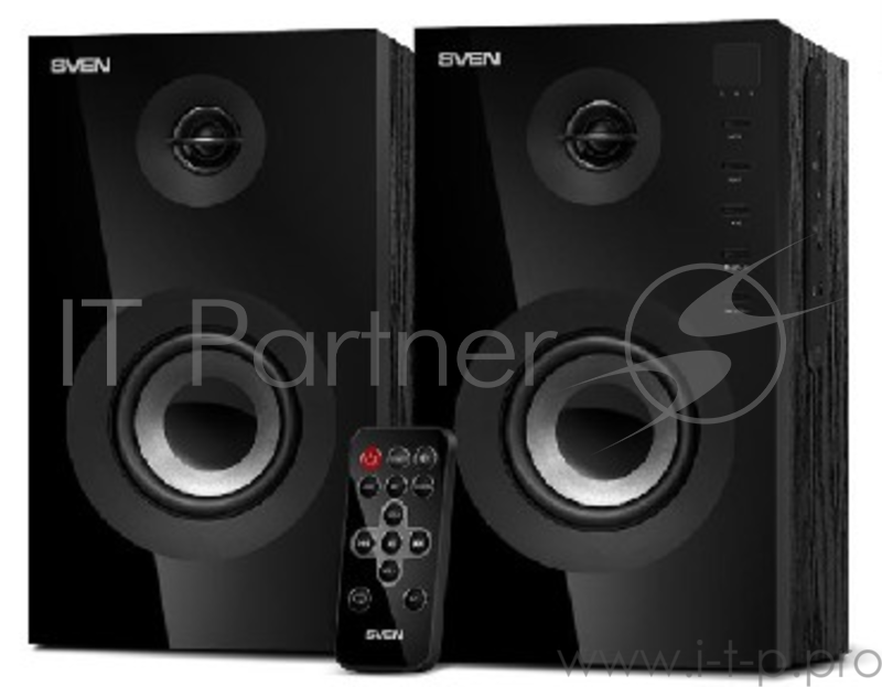 Колонки SVEN SPS-615 черный {220 В, 50 Гц, Bluetooth, дерево (MDF), 2,85кг}