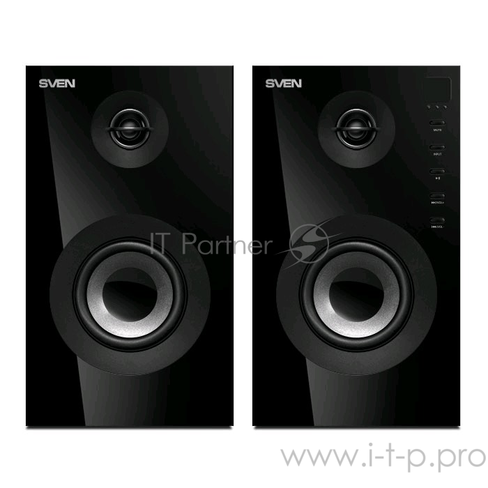 Колонки SVEN SPS-615 черный {220 В, 50 Гц, Bluetooth, дерево (MDF), 2,85кг}