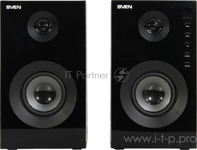 Колонки SVEN SPS-615 черный {220 В, 50 Гц, Bluetooth, дерево (MDF), 2,85кг}