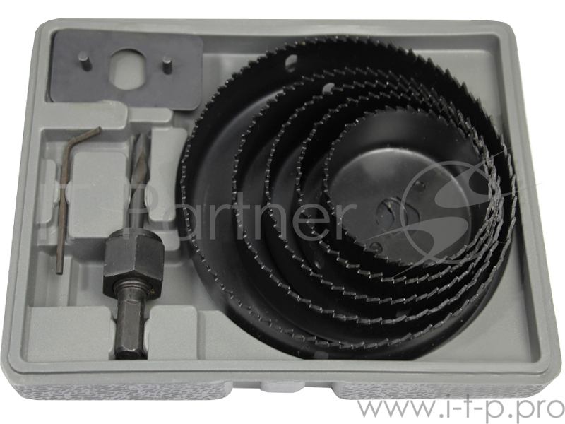 Набор коронок BIBER 71312 64-127мм в кейсе 8шт.