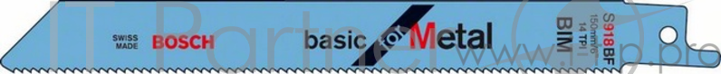Полотно для сабельной пилы BOSCH S 918 BF (2.608.651.821) металл, 2шт.