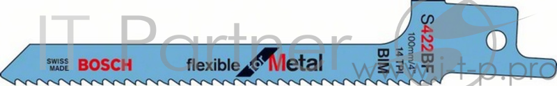 Полотно для сабельной пилы BOSCH S 422 BF (2.608.656.268) металл, 2шт.