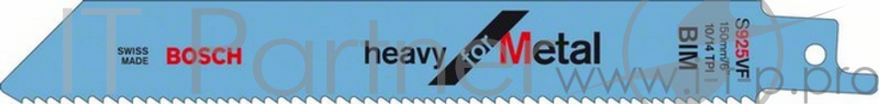 Полотно для сабельной пилы BOSCH S 925 VF (2.608.657.407) металл, 5шт.