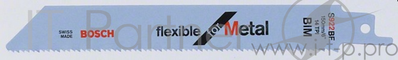 Полотно для сабельной пилы BOSCH S 922 BF (2.608.656.037) металл, 2шт.