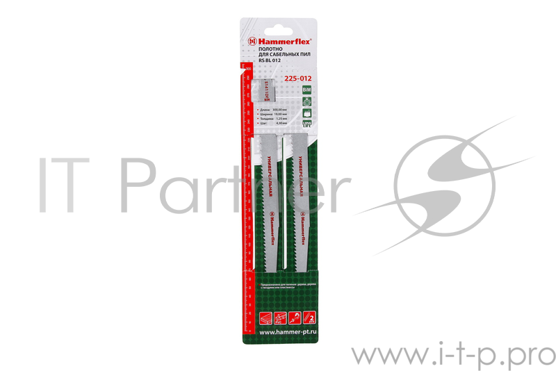 Полотно для сабельных пил Hammer Flex 225-012 S1411DF 300x19x1.25мм дер/мет/пласт (2шт)