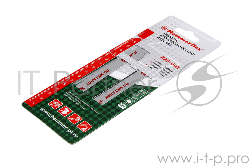 Полотно для сабельных пил Hammer Flex 225-003 S711EF 150x19x0.95мм металл (2шт)