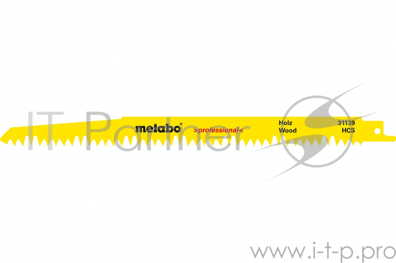 Полотно для сабельной пилы METABO 631139000 S1531L 2шт. HCS 240x1.5/5мм дерево/сучья