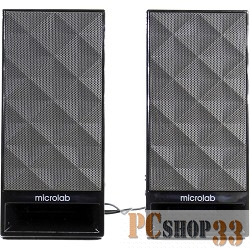 Колонки MICROLAB B53 2.0 черный 3Вт