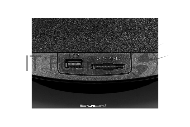 Колонки SVEN MS-305 черный { акуст. система 2.1, FM-тюнер, USB/SD, дисплей, ПДУ, Bluetooth, мощн. 20 Вт+2х10 Вт, чёрн}