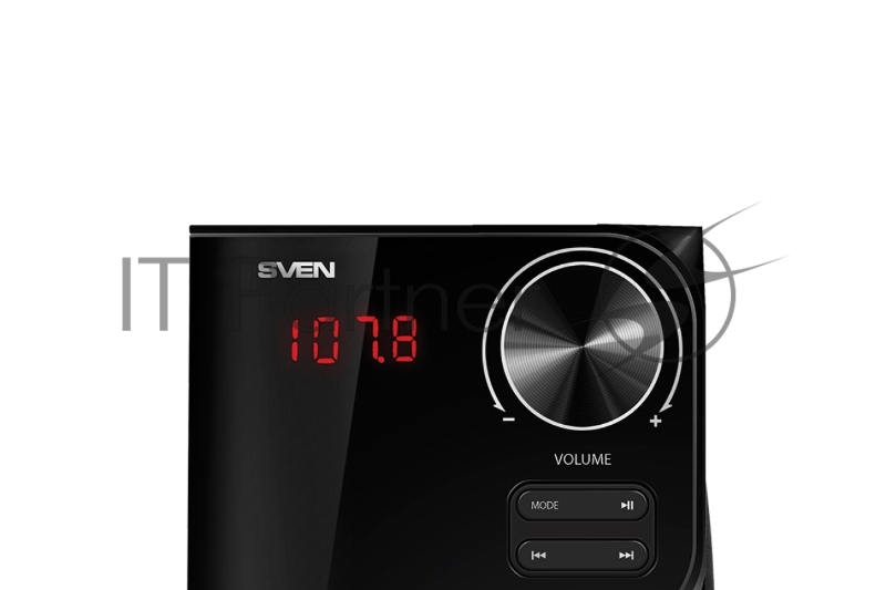 Колонки SVEN MS-305 черный { акуст. система 2.1, FM-тюнер, USB/SD, дисплей, ПДУ, Bluetooth, мощн. 20 Вт+2х10 Вт, чёрн}