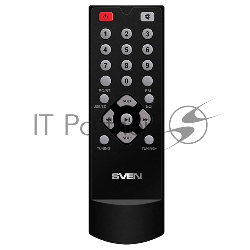 Колонки SVEN MS-305 черный { акуст. система 2.1, FM-тюнер, USB/SD, дисплей, ПДУ, Bluetooth, мощн. 20 Вт+2х10 Вт, чёрн}