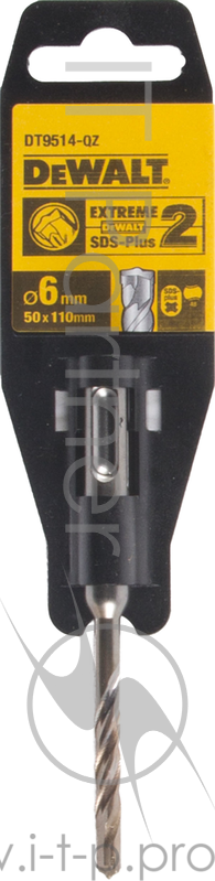 Бур DEWALT DT9514-QZ SDS+ Ф6х50/110мм EXTREME2