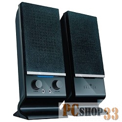 Колонки Oklick Колонки Oklick OK-115U 2.0 черный 6Вт портативные