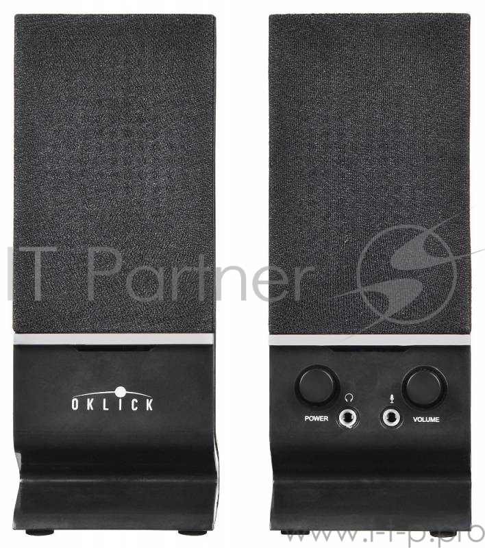 Колонки Oklick Колонки Oklick OK-115 2.0 черный 6Вт