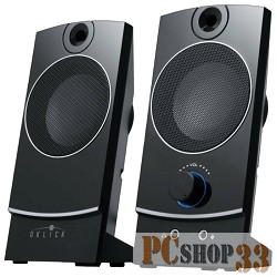 Колонки Oklick Колонки Oklick OK-118 2.0 черный 4Вт портативные